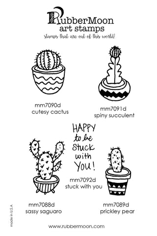 Maxi Moon | MMCC05 | Cute Cacti Stamp Set