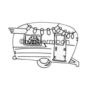 Barb Rogers | BR5514G - Holiday Traveler - Rubber Art Stamp