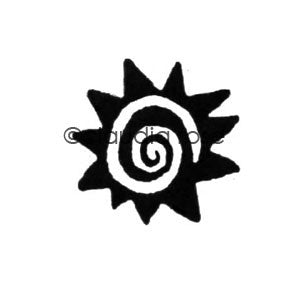 Claudia Rose | CR117D - Hot Sun - Rubber Art Stamp