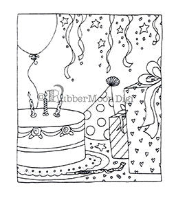 Effie Glitzfinger | EG164DG - Party - Digi Stamp