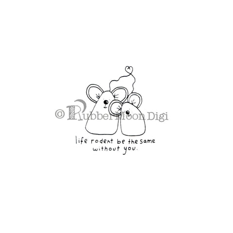 Effie Glitzfinger | EG179DG - Life Rodent be the Same - Digi Stamp