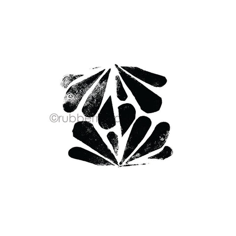 Elizabeth St. Hilaire | ES7326G - Tribal Tail - Rubber Art Stamp