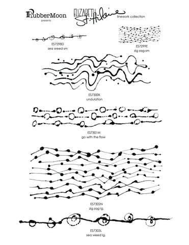 Elizabeth St. Hilaire | Linework Stamp Set | ESLW06