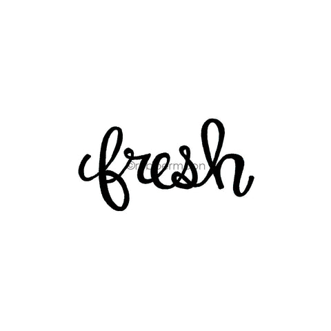Kim Geiser | KG7411F - "Fresh" - Rubber Art Stamp