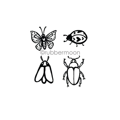 Kim Geiser | KG7454H - Bug Cube 1 - Rubber Art Stamp