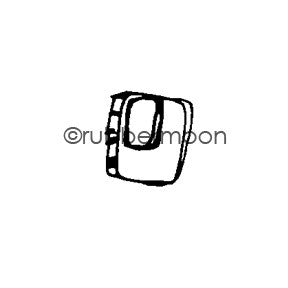 Kae Pea | KP5419AA - Square Tangle - Rubber Art Stamp