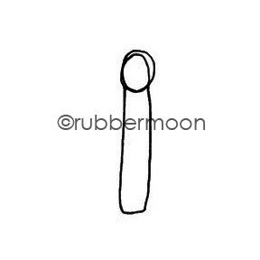 Kae Pea | KP5541D - Stick Figure Too - Rubber Art Stamp