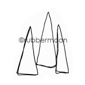 Kae Pea | KP5607C - Tri Again - Rubber Art Stamp