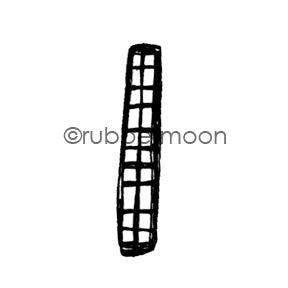 Kae Pea | KP6041B - Grid - Rubber Art Stamp
