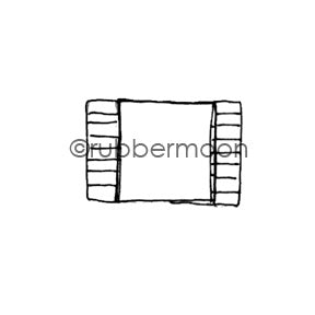 Kae Pea | KP6043C - Shutters - Rubber Art Stamp