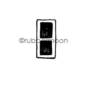 Kae Pea | KP6044A - Double Hung - Rubber Art Stamp
