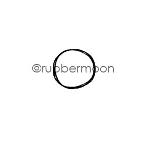 Kae Pea | KP6051B - Circular - Rubber Art Stamp