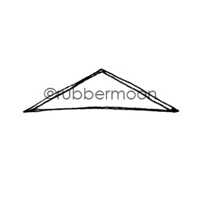 Kae Pea | KP6056C - Roof Top - Rubber Art Stamp