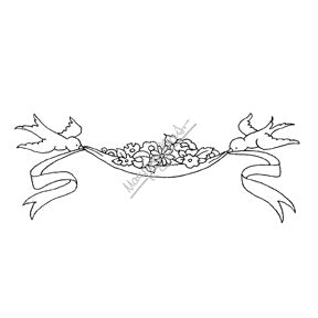 Mary Engelbreit | ME7710H - Bountiful Banner - Rubber Art Stamp
