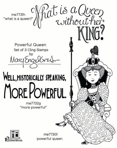 Mary Engelbreit | Powerful Queen Stamp Set
