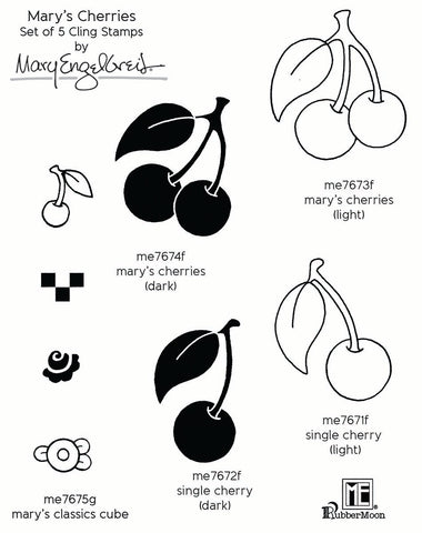 Mary Engelbreit | Mary's Cherries Stamp Set