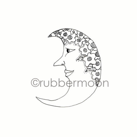 Marylinn Kelly | MK7210G - Flora Luna - Rubber Art Stamp