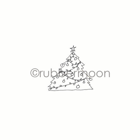 Marylinn Kelly | MK7211D - Merry Mini Tree - Rubber Art Stamp