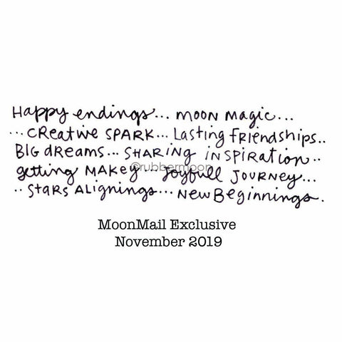 MoonMail Exclusive | November 2019 | New Beginnings