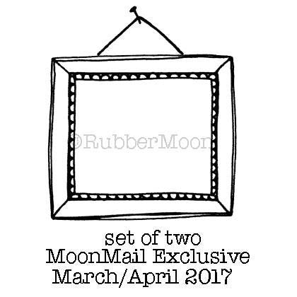 MoonMail Exclusive | March/April 2017 | Frame with Hanger (2 Stamp Set)