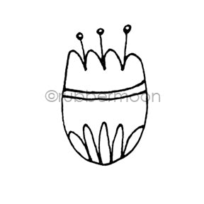 Maxi Moon | MM7179F - Mod Tulip - Rubber Art Stamp