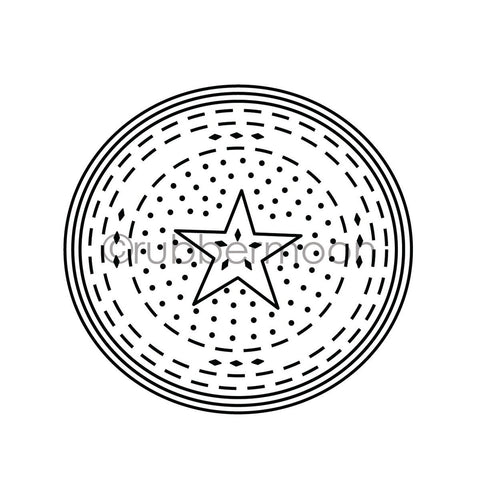 Nathalie Kalbach | NK7234K - Circle Drive Positive - Rubber Art Stamp