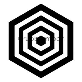 Nathalie Kalbach | NK7391J - Space Oddity - Rubber Art Stamp