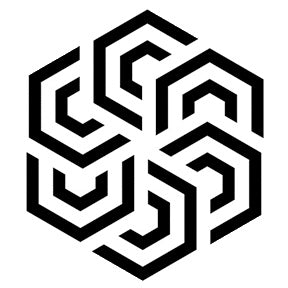 Nathalie Kalbach | NK7394J - Maze Hex - Rubber Art Stamp