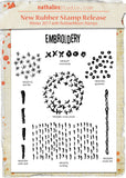 Nathalie Kalbach | NKMME07 | Mixed Media Embroidery Stamp Set