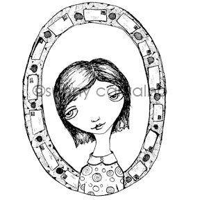 Sunny Carvalho | SC7046I - Love Letter - Rubber Art Stamp