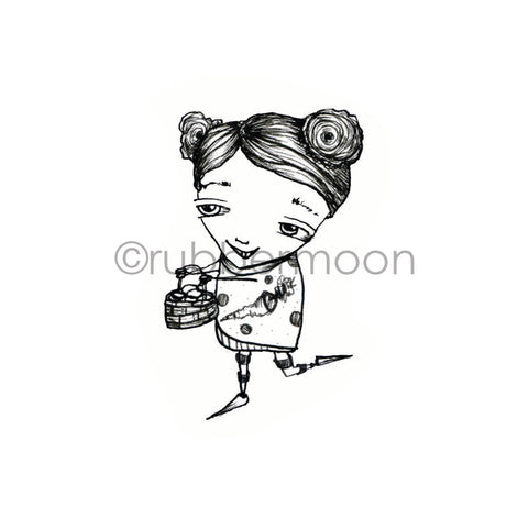Sunny Carvalho | SC7223G - One Basket - Rubber Art Stamp