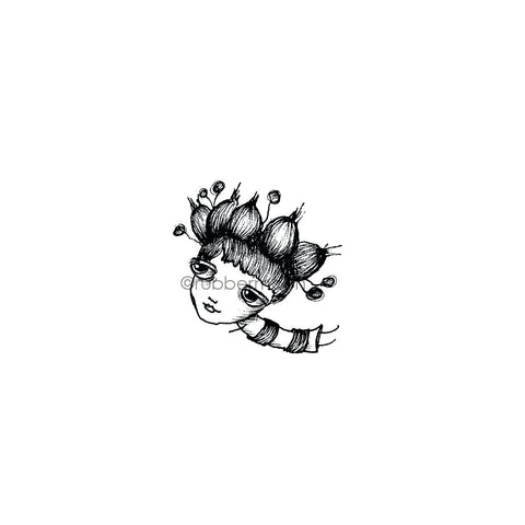 Sunny Carvalho | SC7489E - Flower Fairy - Rubber Art Stamp