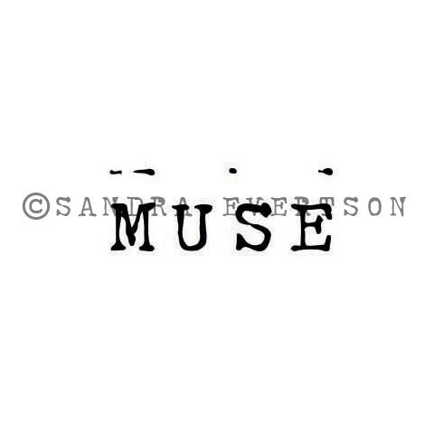 Sandra Evertson | SE6000C - Muse - Rubber Art Stamp