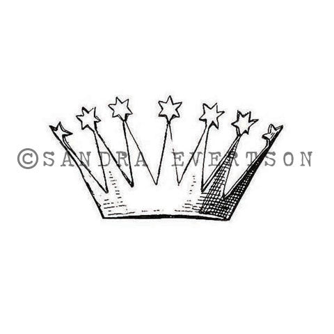 Sandra Evertson | SE6024D - Celestial - Rubber Art Stamp