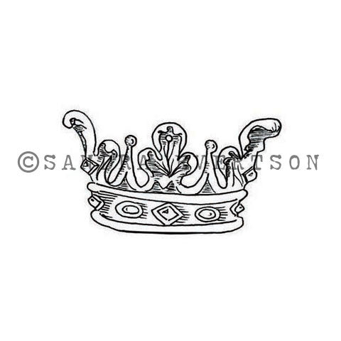 Sandra Evertson | SE6025D - Coronam - Rubber Art Stamp