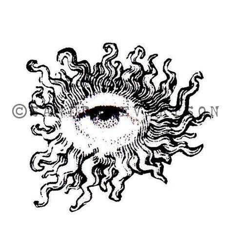 Sandra Evertson | SE6034F - Oculus - Rubber Art Stamp