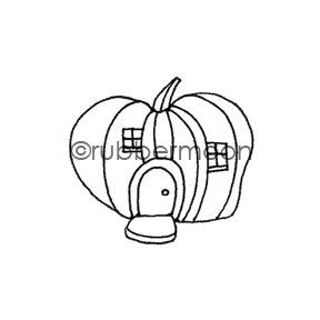 Jone Hallmark | JH7542E - Pumpkin Pad - Rubber Art Stamp