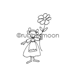 Jone Hallmark | JH7544C - Flora - Rubber Art Stamp