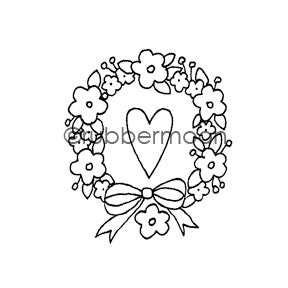 Jone Hallmark | JH7547E - Love All Around - Rubber Art Stamp