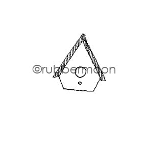 Jone Hallmark | JH7560A - Bird BNB - Rubber Art Stamp
