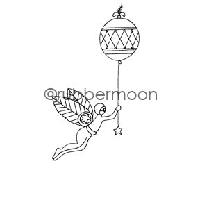 Jone Hallmark | JH7563H - Balloon Race - Rubber Art Stamp