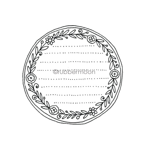 Jone Hallmark | JH7647I - Journal Spot - Rubber Art Stamp