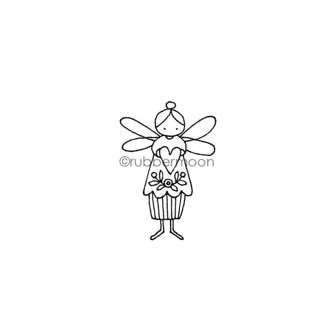 Jone Hallmark | JH7657F - Cupcake Fae - Rubber Art Stamp