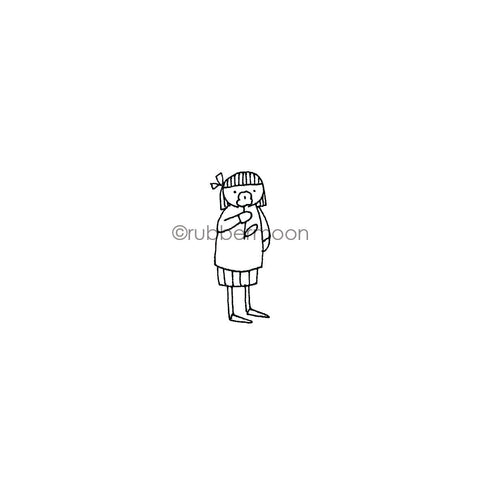 Jone Hallmark | JH7658E - Stop and Smell the Posies - Rubber Art Stamp