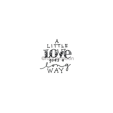 Jone Hallmark | JH7662E - "A Little Love..." - Rubber Art Stamp