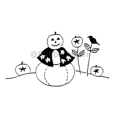 pumpkin star snowman