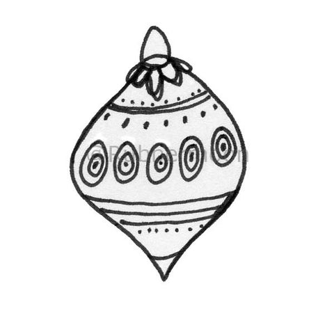 Kae Pea | KP5114E - Shiny Brite 5 - Rubber Art Stamp