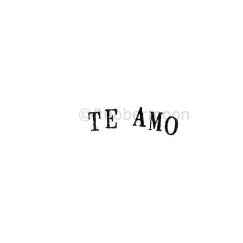 Kae Pea | KP5298B - "Te Amo" - Rubber Art Stamp