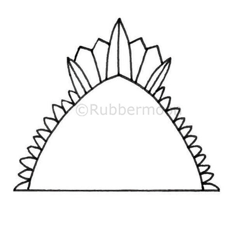 Kae Pea | KP5348G - Shrine Top - Rubber Art Stamp