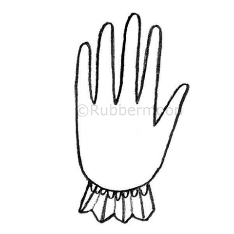 Kae Pea | KP5323F - Mano (Hand) - Rubber Art Stamp